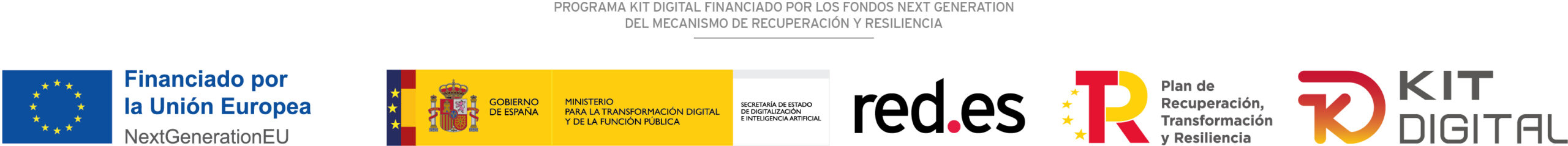 Programa KIT DIGITAL, financiado por los fondos Next Generation del Mecanismo de Recuperación y Resiliencia
