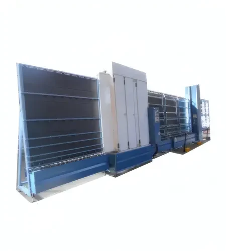 Línea de ensamblaje automatizada para la fabricación de unidades de vidrio aislante.